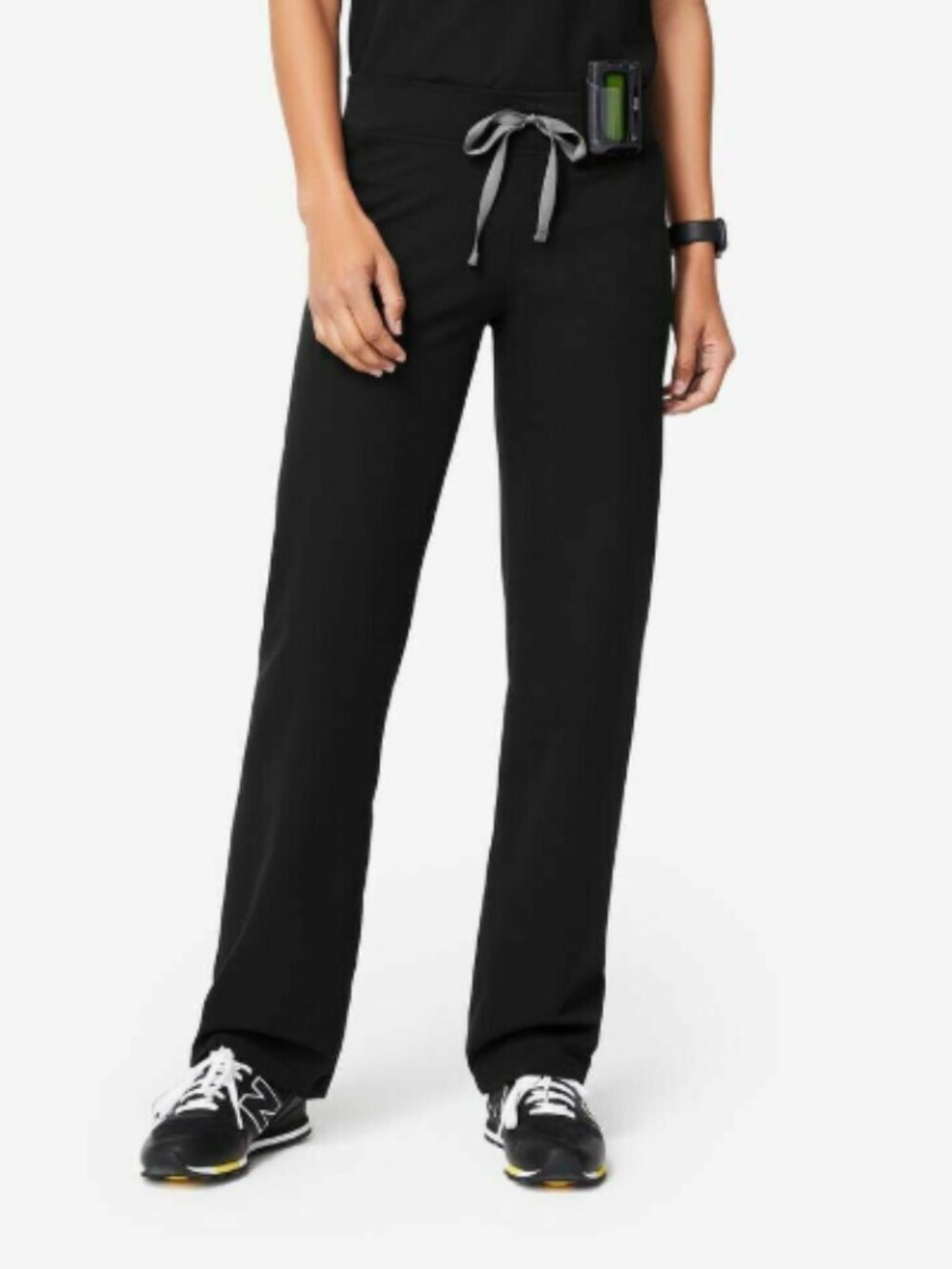FIGS Technical Collection Scrub Pants Mens XL Black Rayon Stretch Style FM4500